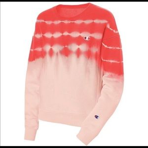 Tiedye champion crewneck